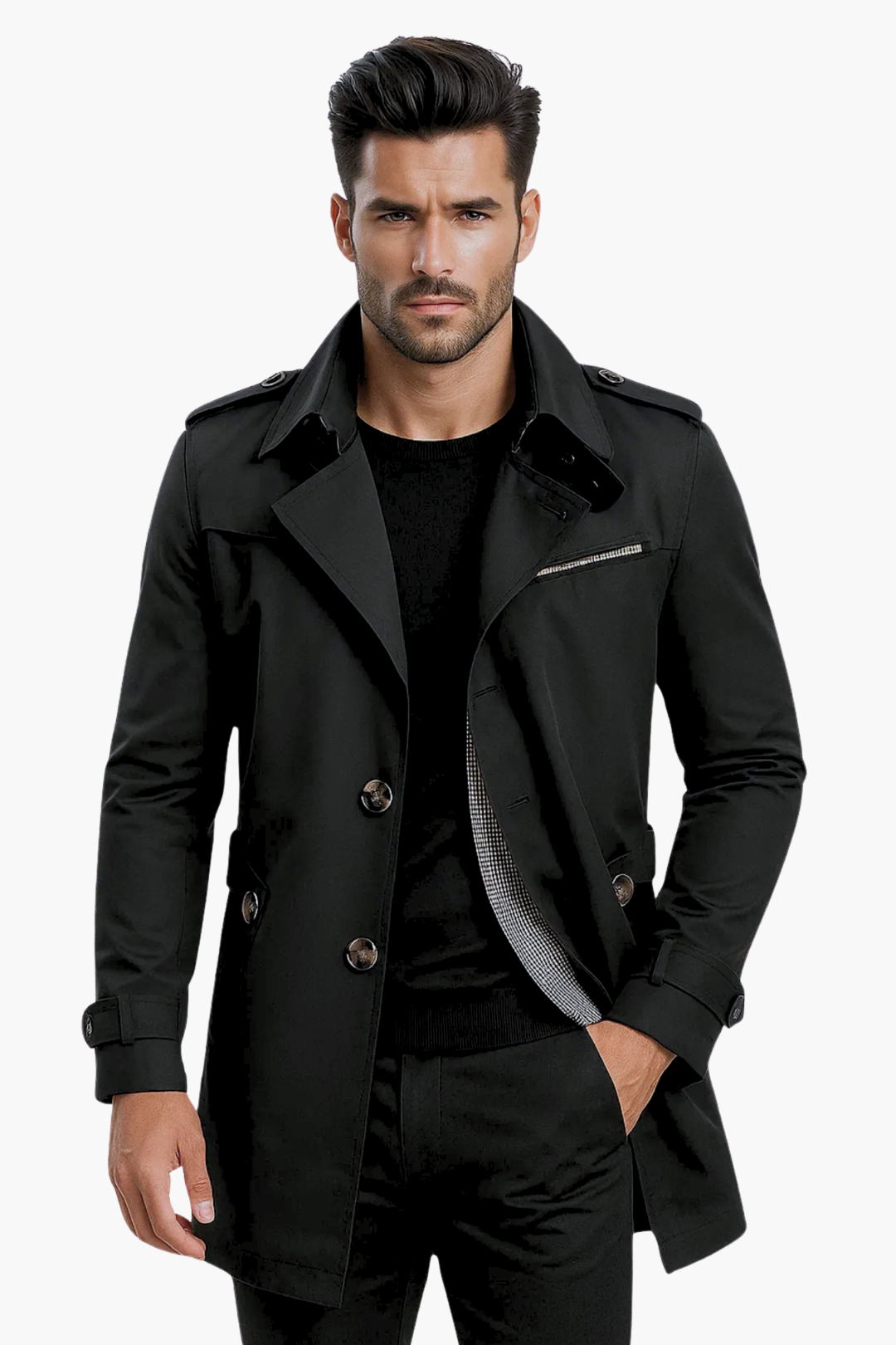 Ardenfall™ | Men’s Classic Trench Coat – Water-Repellent &amp; Tailored Fit