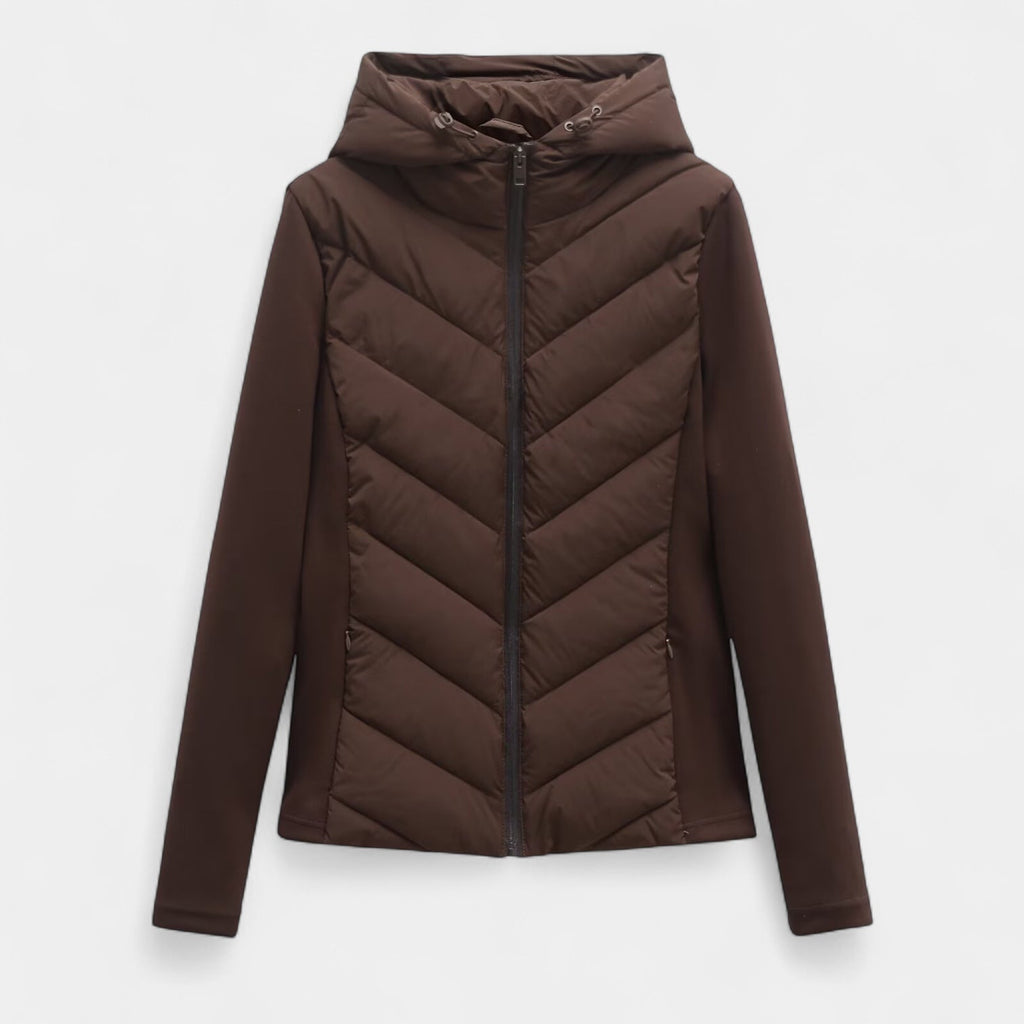 Marivelle™ | Women’s Softshell Padded Jacket – Windproof & Water-Repellent