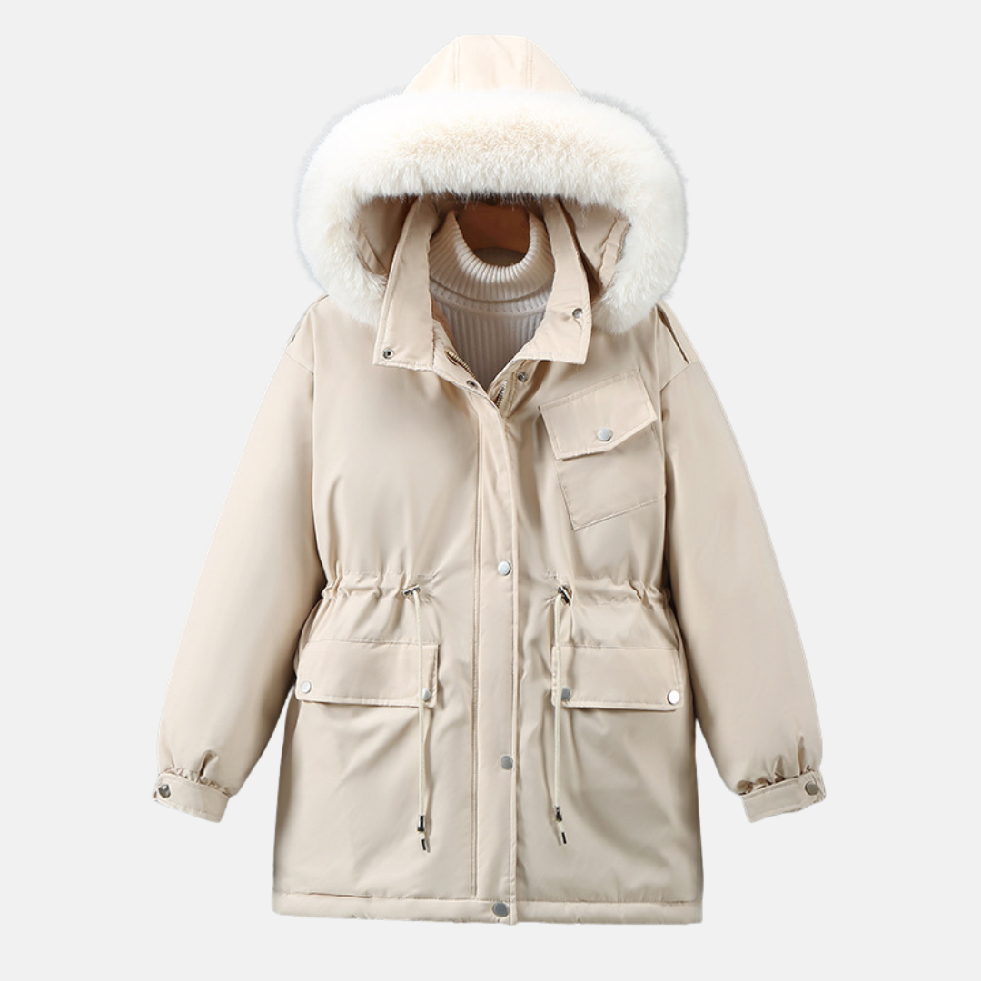Valmorra™ | Women’s Water-Repellent Parka with Adjustable Waist