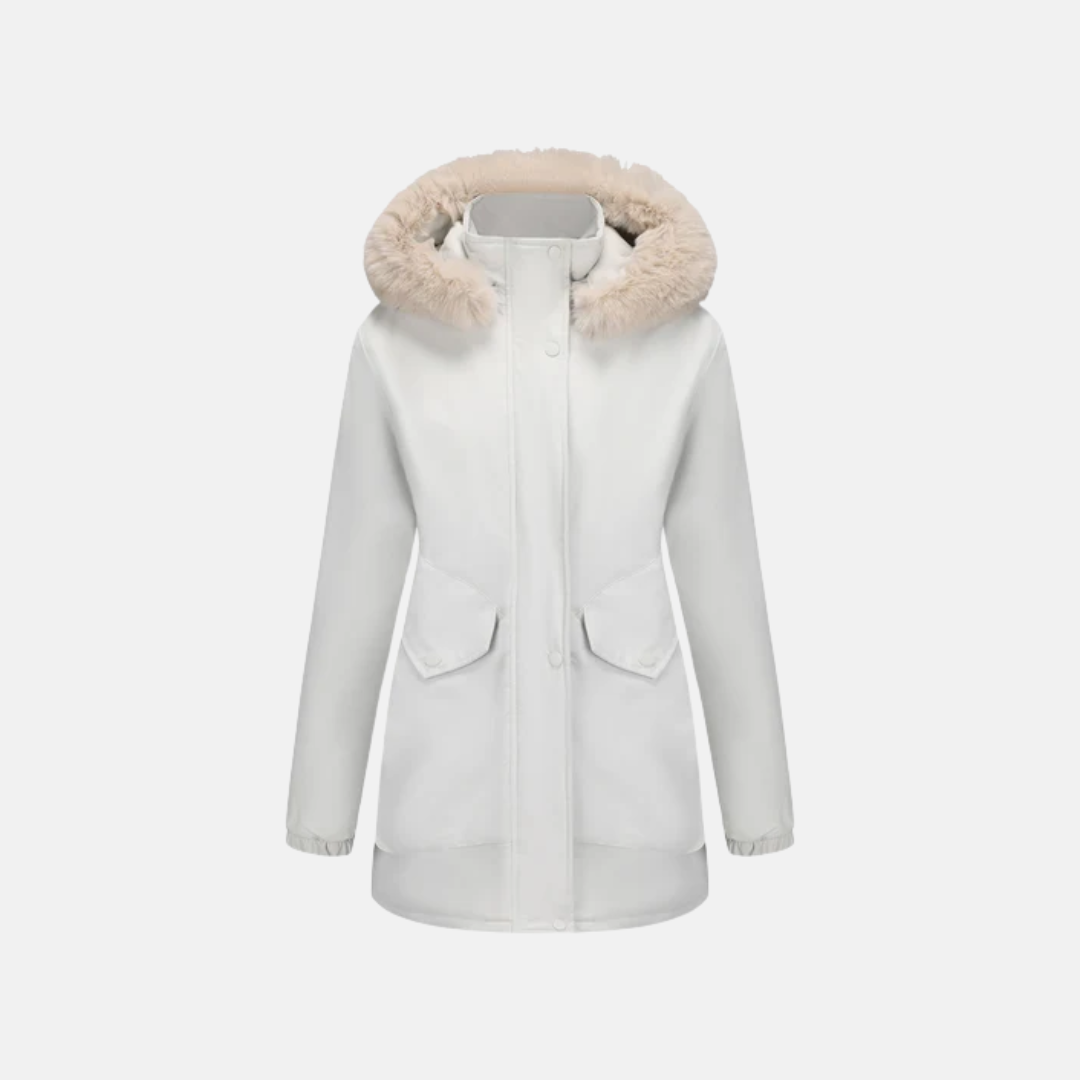 Norvique™ | Women’s Parka Jacket with Hood & Adjustable Waist