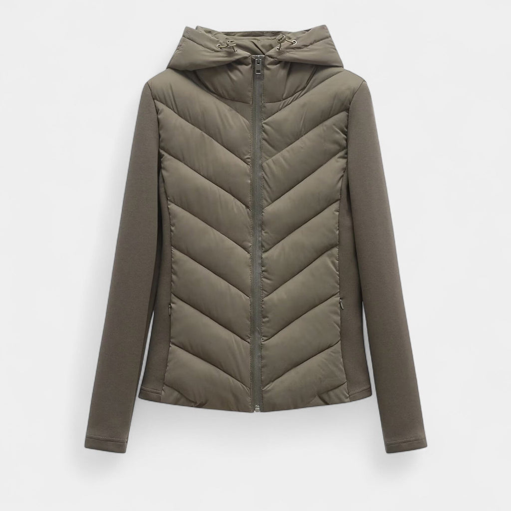 Marivelle™ | Women’s Softshell Padded Jacket – Windproof & Water-Repellent