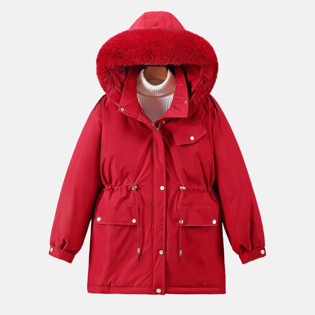 Valmorra™ | Women’s Water-Repellent Parka with Adjustable Waist