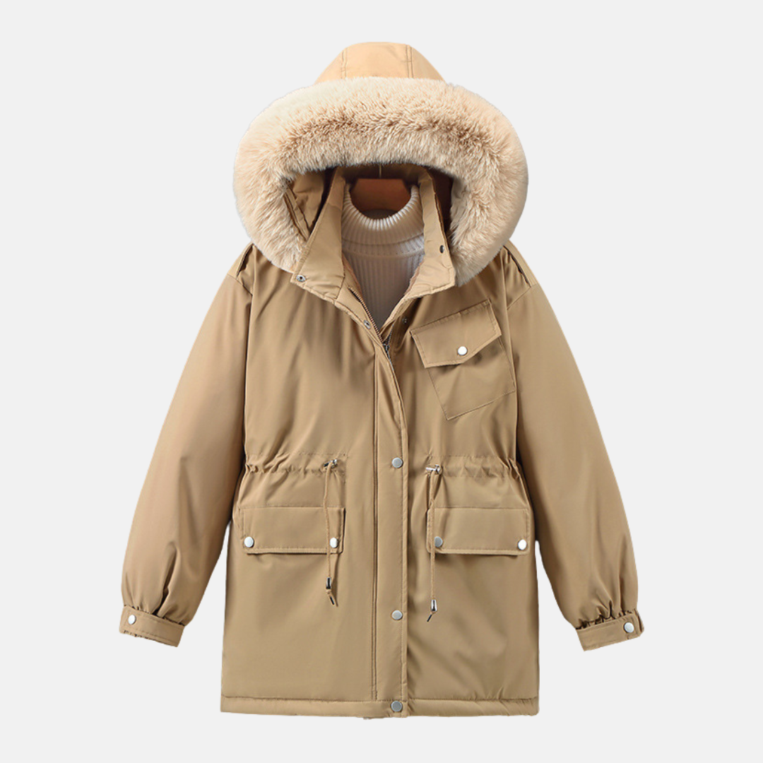 Valmorra™ | Women’s Water-Repellent Parka with Adjustable Waist