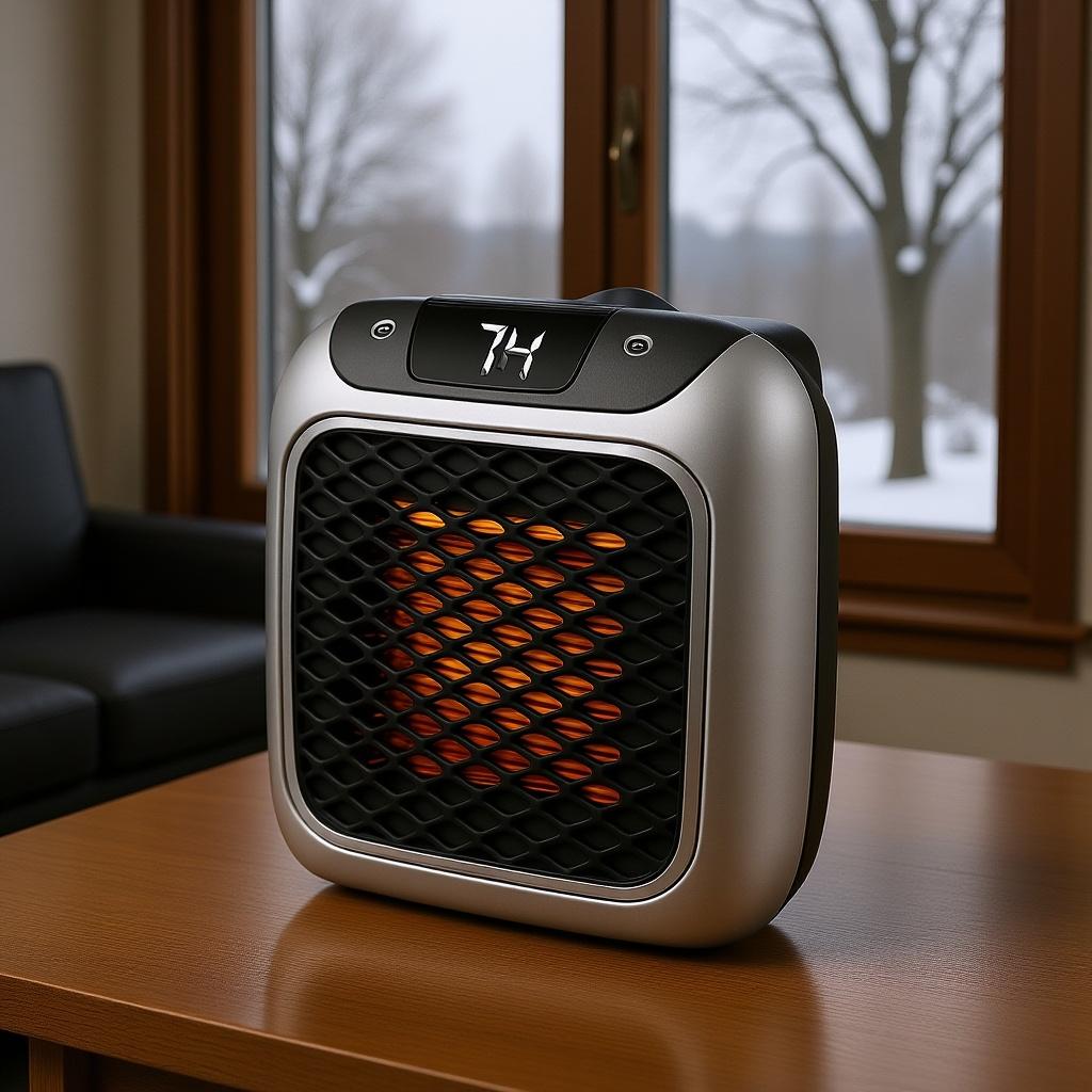 AeroHeat™ | Compact Ceramic Heater with Digital Display