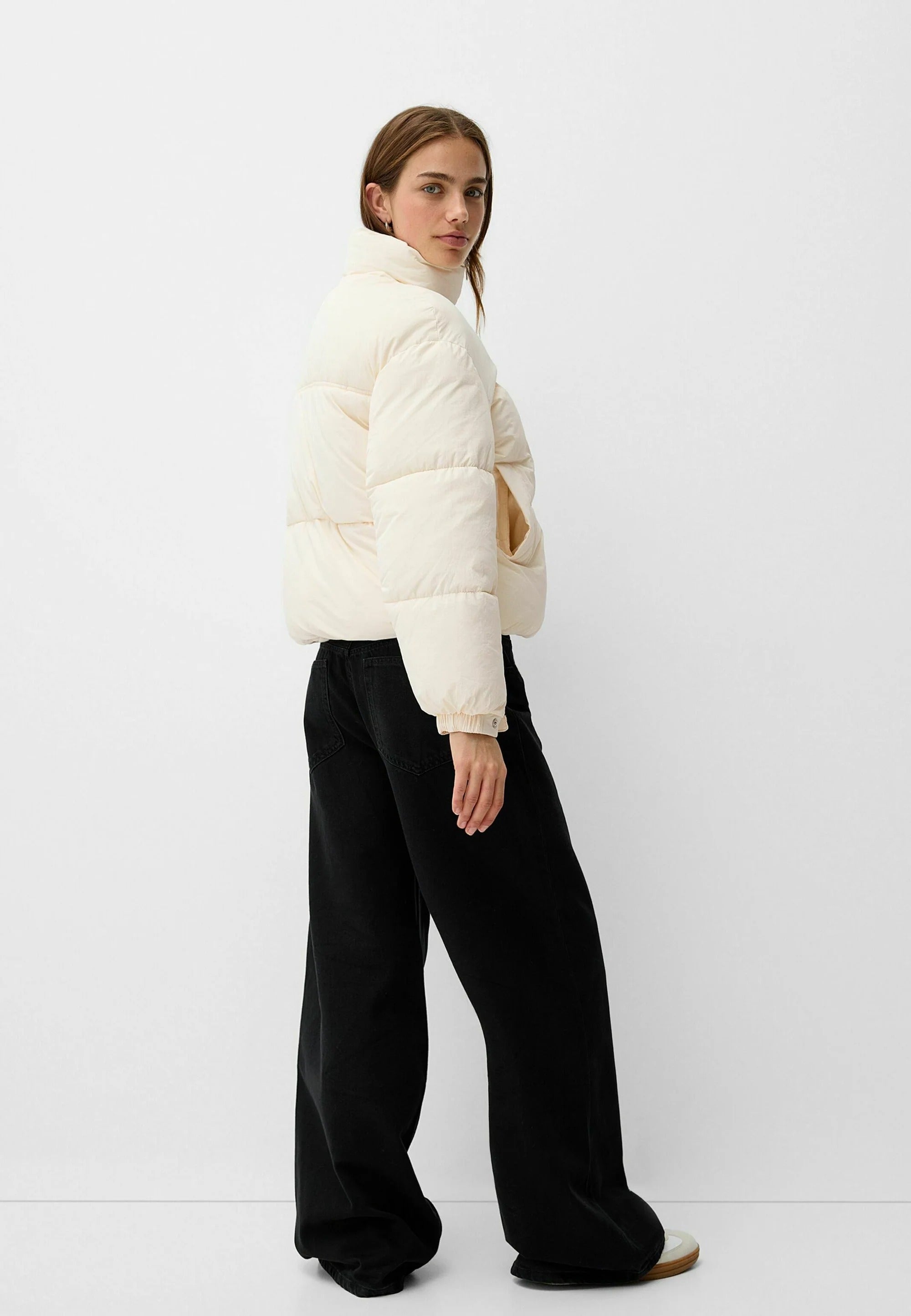 Serya™ | Padded Women’s Jacket with Turtleneck Collar