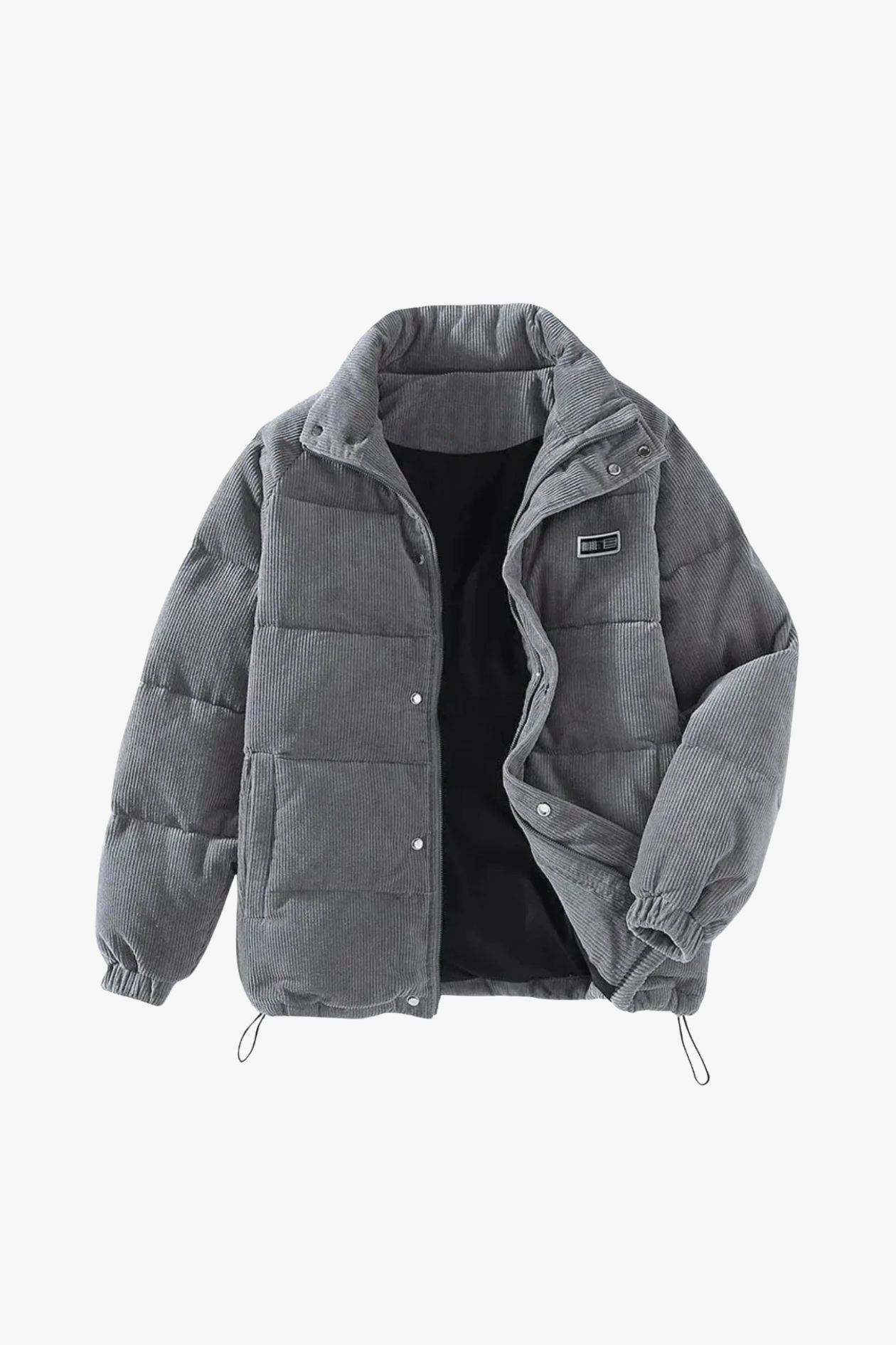 Montclair™ | Men’s Corduroy Puffer Jacket in Gray