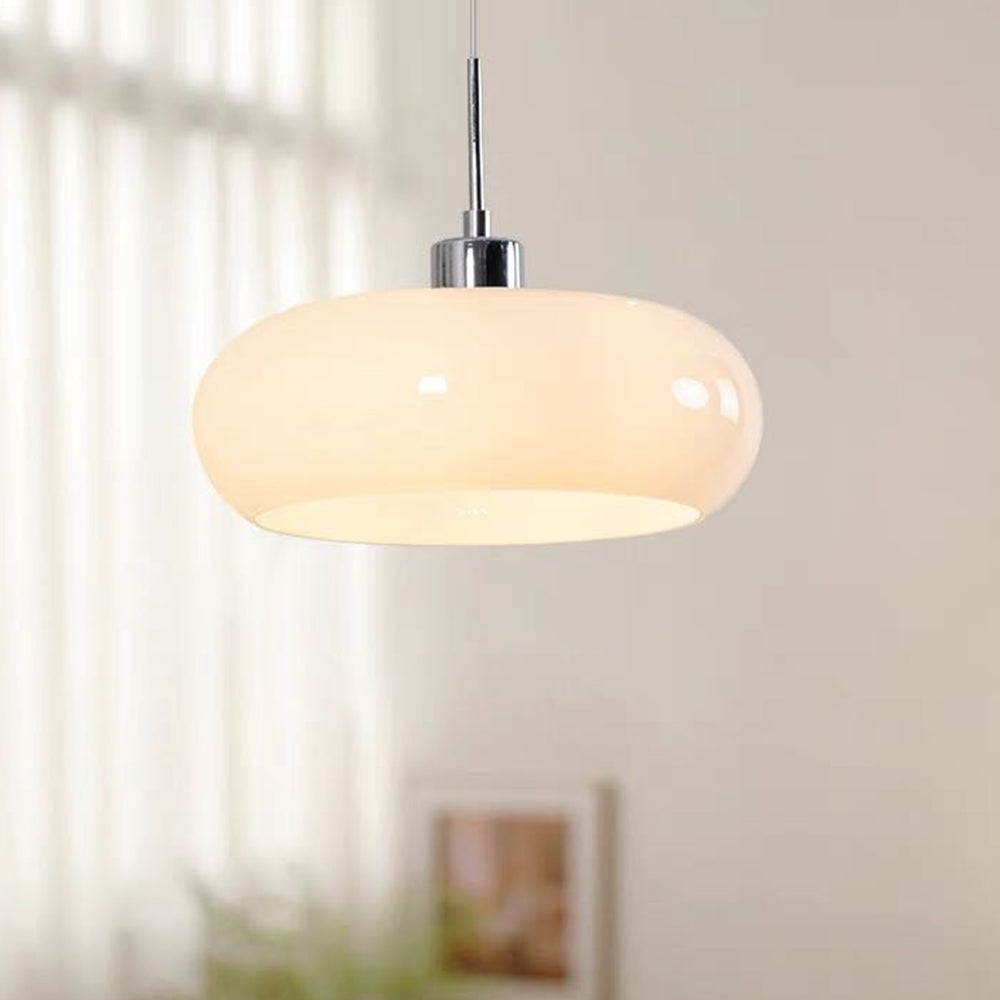 Hailie | Modern LED Ceiling Lamp in Orange & White