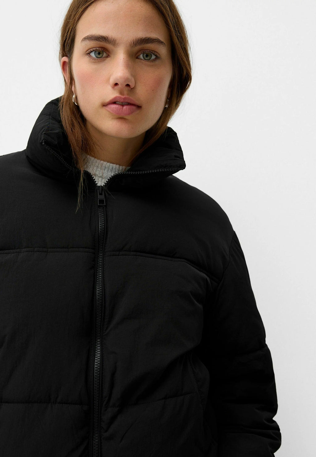 Serya™ | Padded Women’s Jacket with Turtleneck Collar