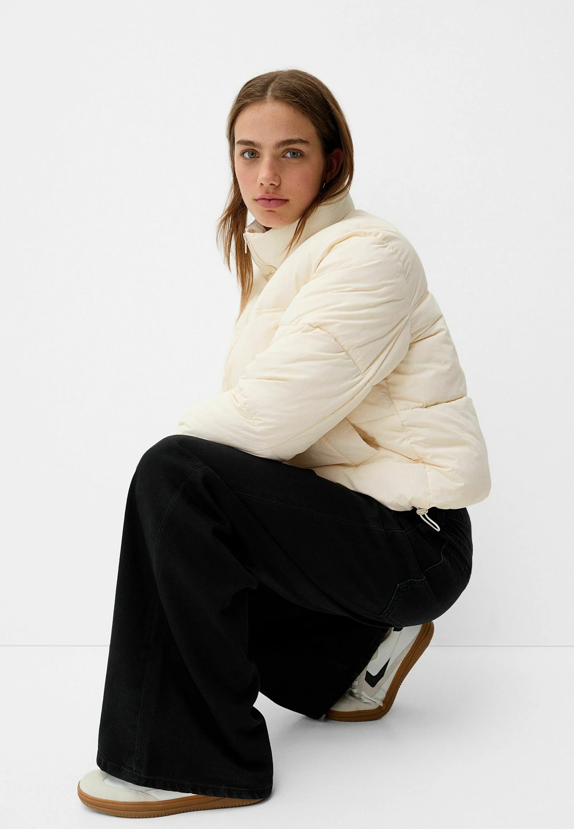 Serya™ | Padded Women’s Jacket with Turtleneck Collar
