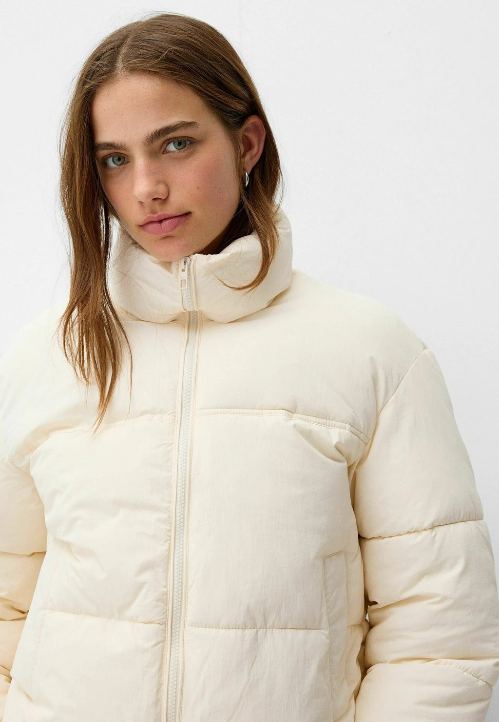 Serya™ | Padded Women’s Jacket with Turtleneck Collar