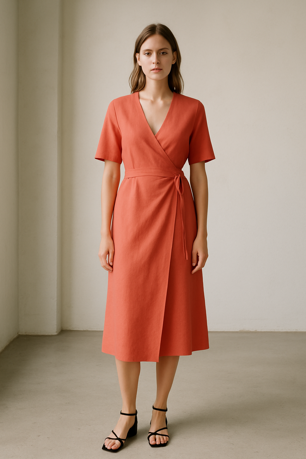 Naomi | Midi Wrap Dress