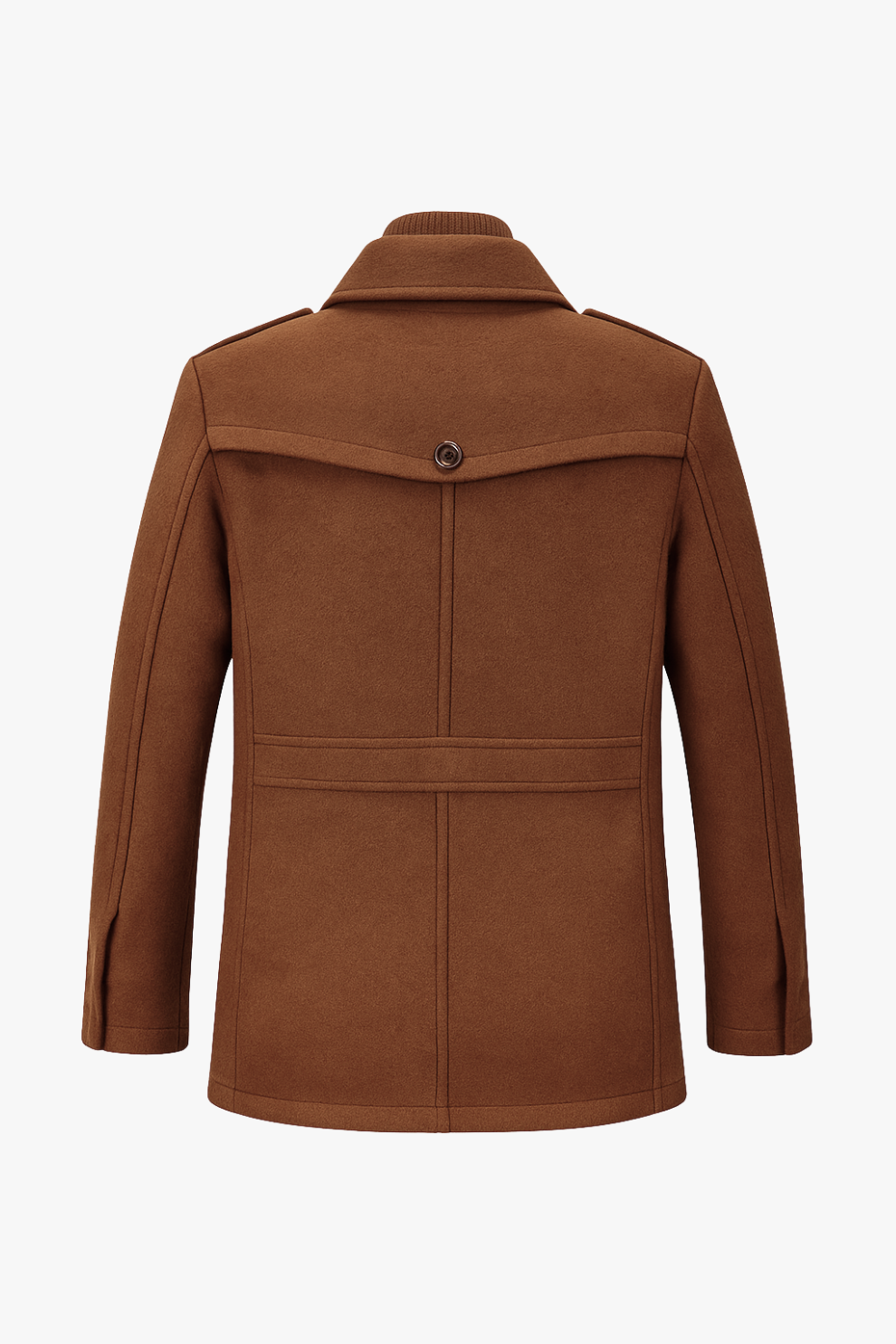 Ravenshire™ | Men’s Wool-Cashmere Overcoat in Brown