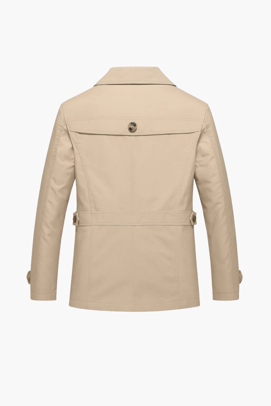 Halverson™ | Men’s Classic Trench Coat in Beige – Water-Repellent & Tailored Fit