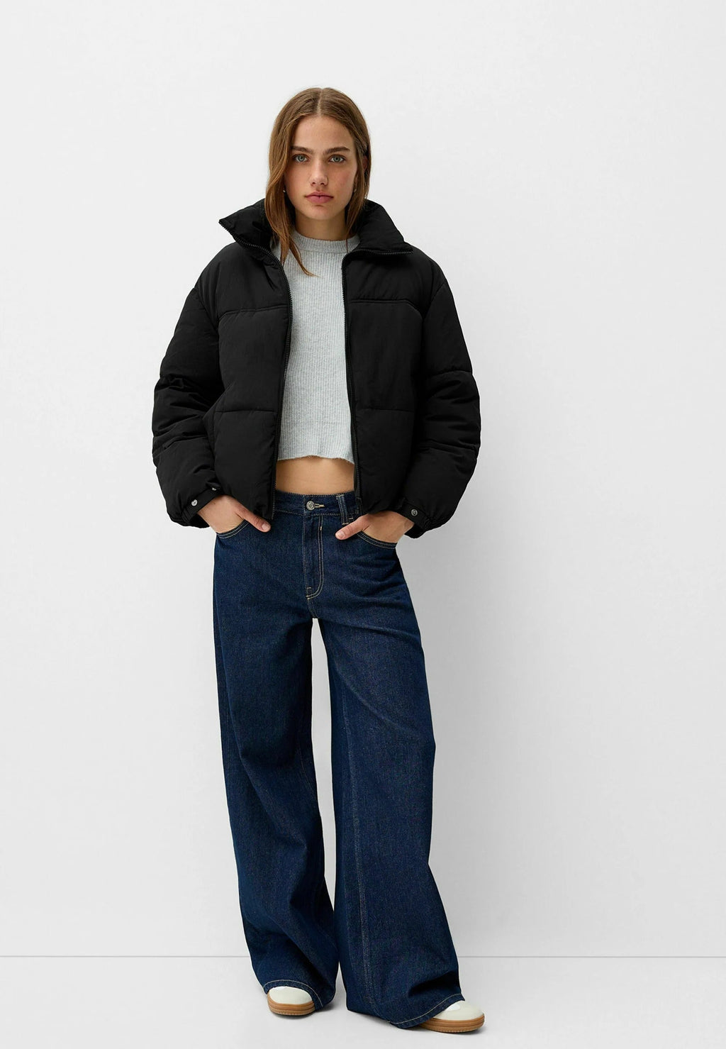 Serya™ | Padded Women’s Jacket with Turtleneck Collar