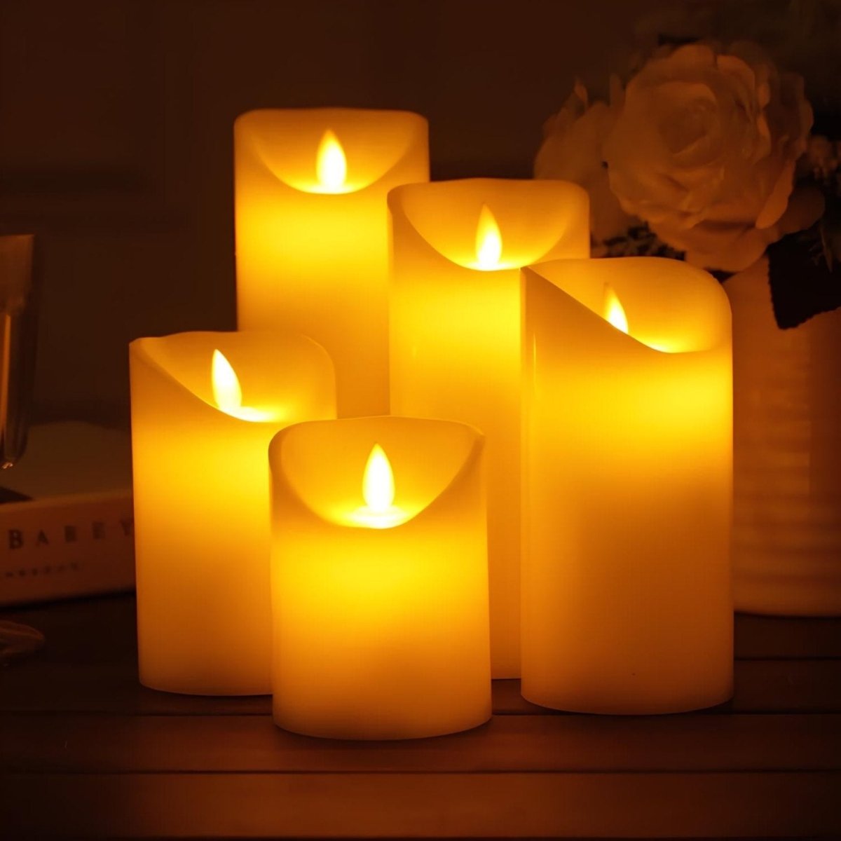 LumiFlare™ | LED Candles with Realistic Flickering Flame