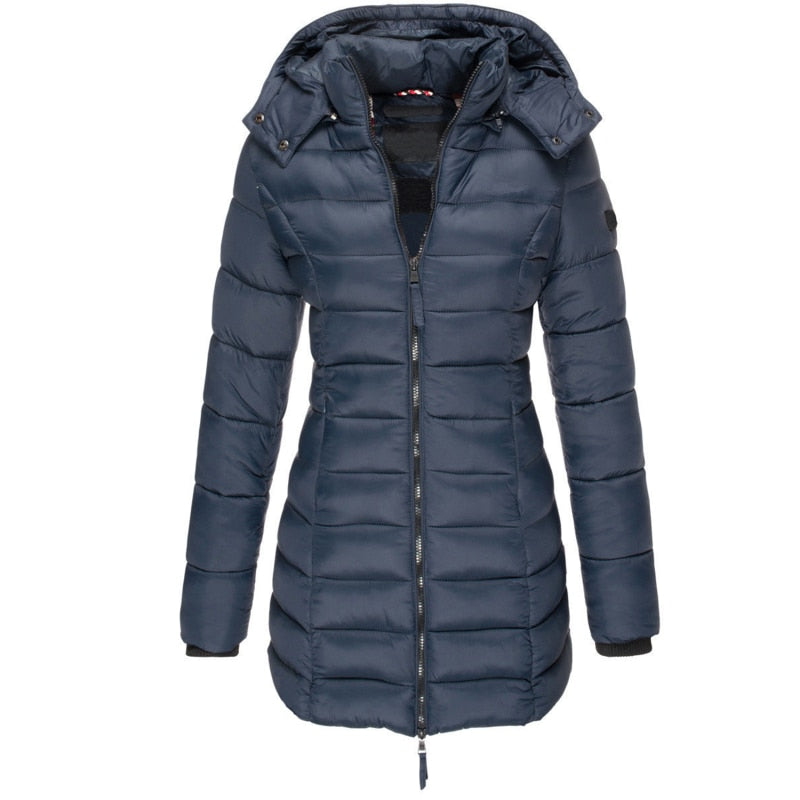Aureven™ | Waterproof Padded Women’s Winter Jacket with Hood