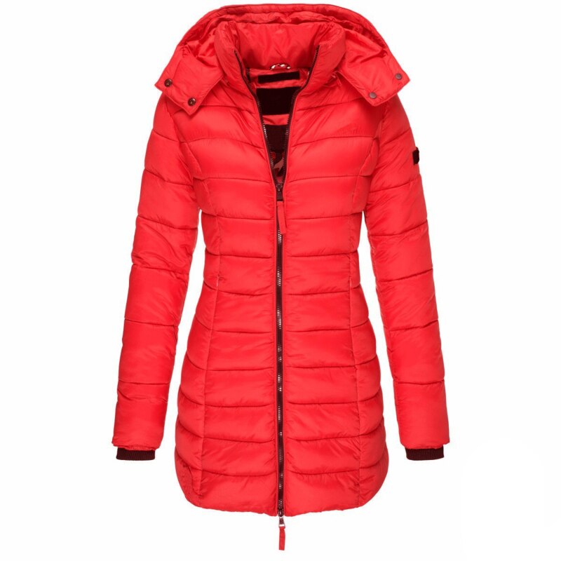 Aureven™ | Waterproof Padded Women’s Winter Jacket with Hood